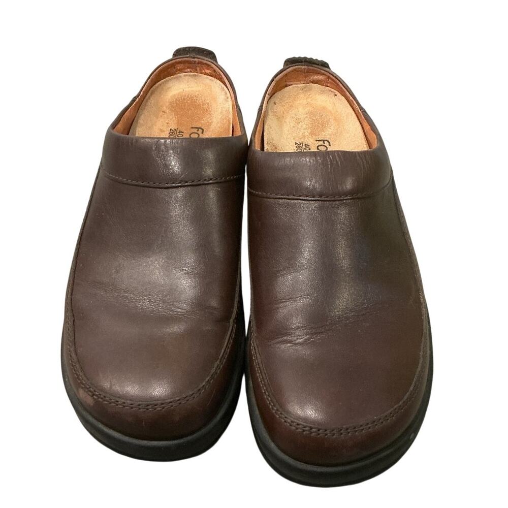 Birkenstocks Footprints Ashby Leather Mules Brown EU 40 US 9 Comfort Work Career